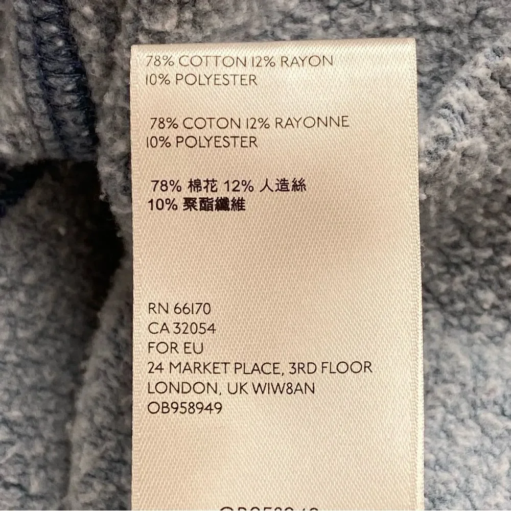 NWOT Free People Baby Blue Dreamers Cropped Jacket Size Small